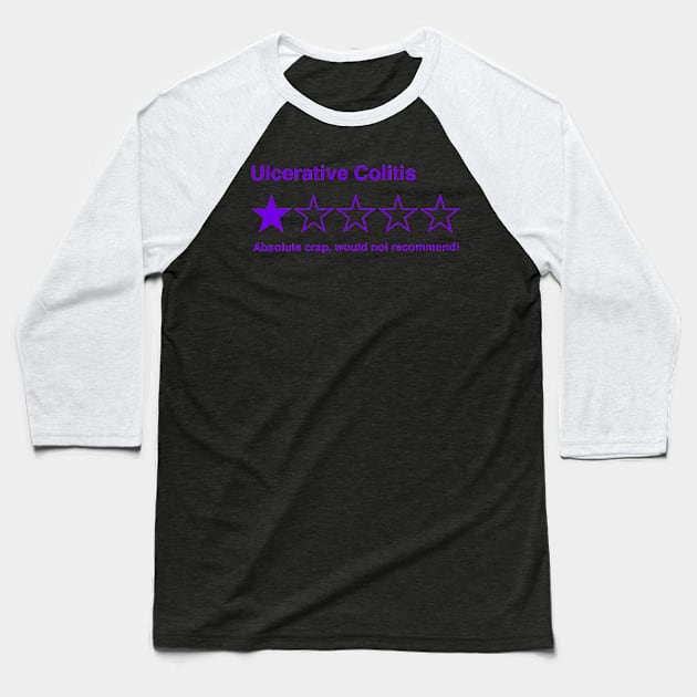 ULCERATIVE COLITIS 5 STAR REVIEW Baseball T-Shirt by CaitlynConnor